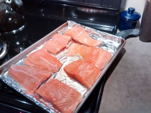 Salmon for dinner