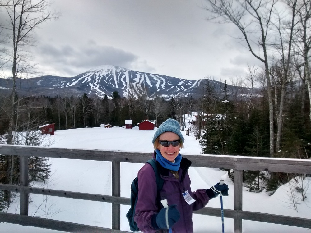 Althea and the Ski Runs at Sugar Loaf