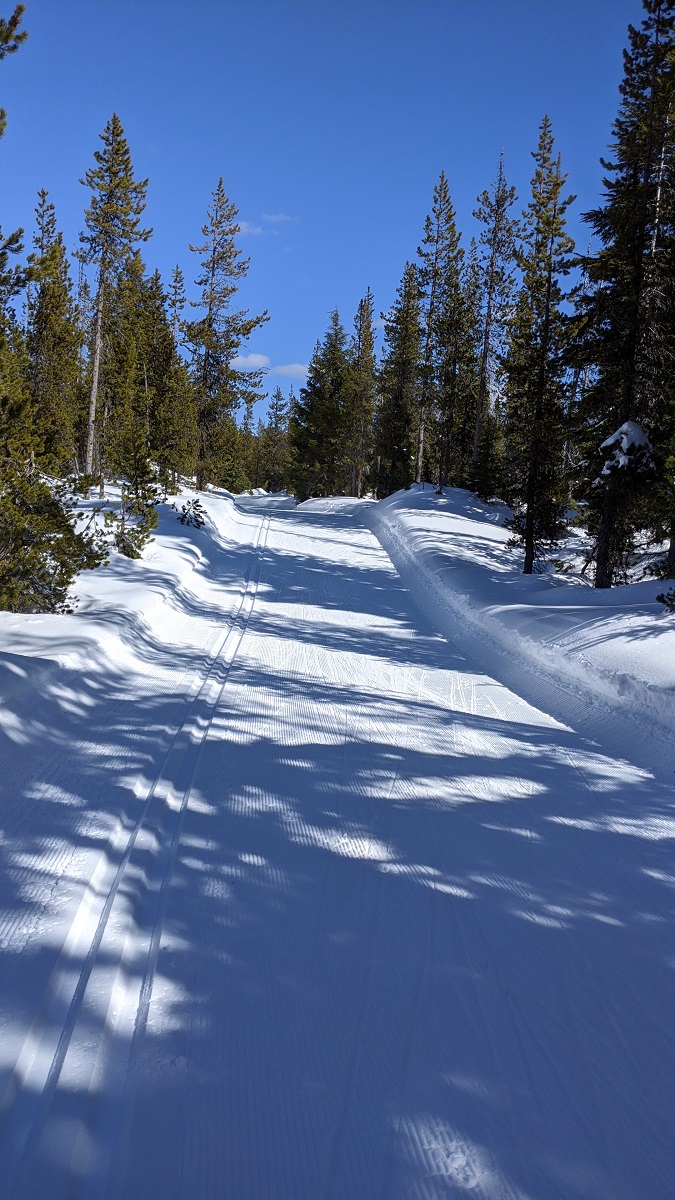 Groomed trails at Mt. Bachelor Nordic Area
