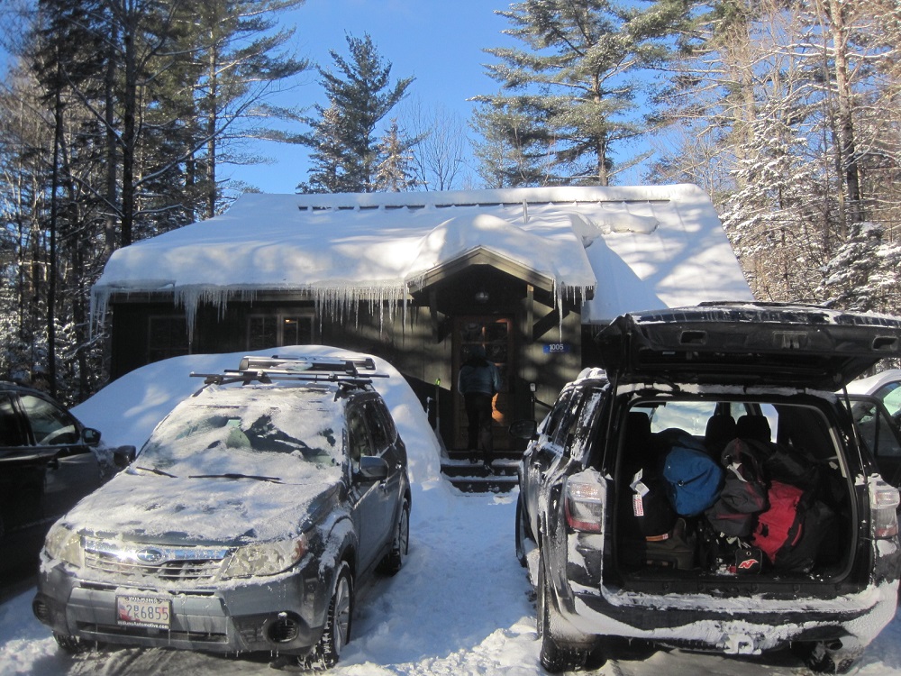 Loading up to go to Sugar Loaf Nordic Center