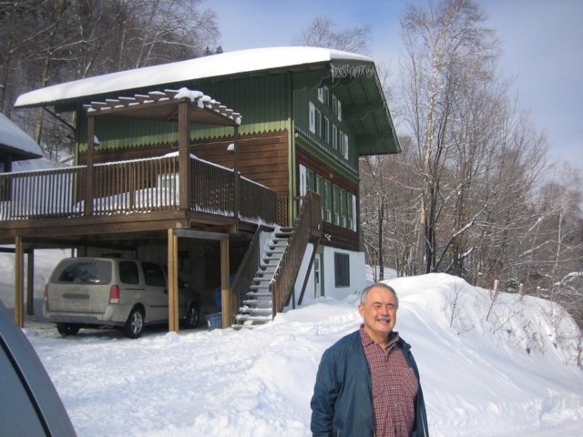 Carl Modig at Chalets Chanteclair where we lodged