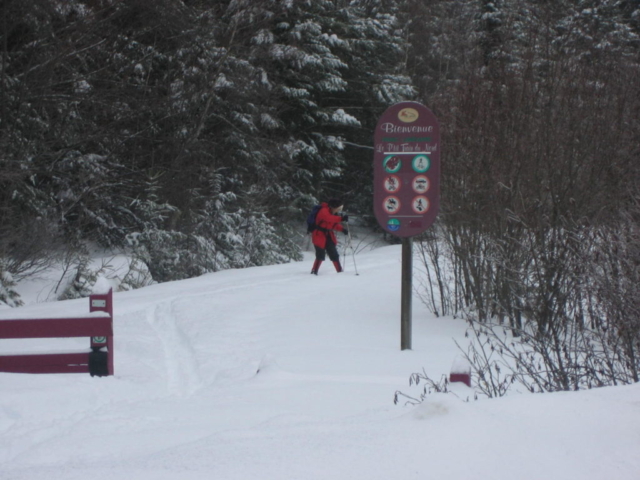 At the trailhead