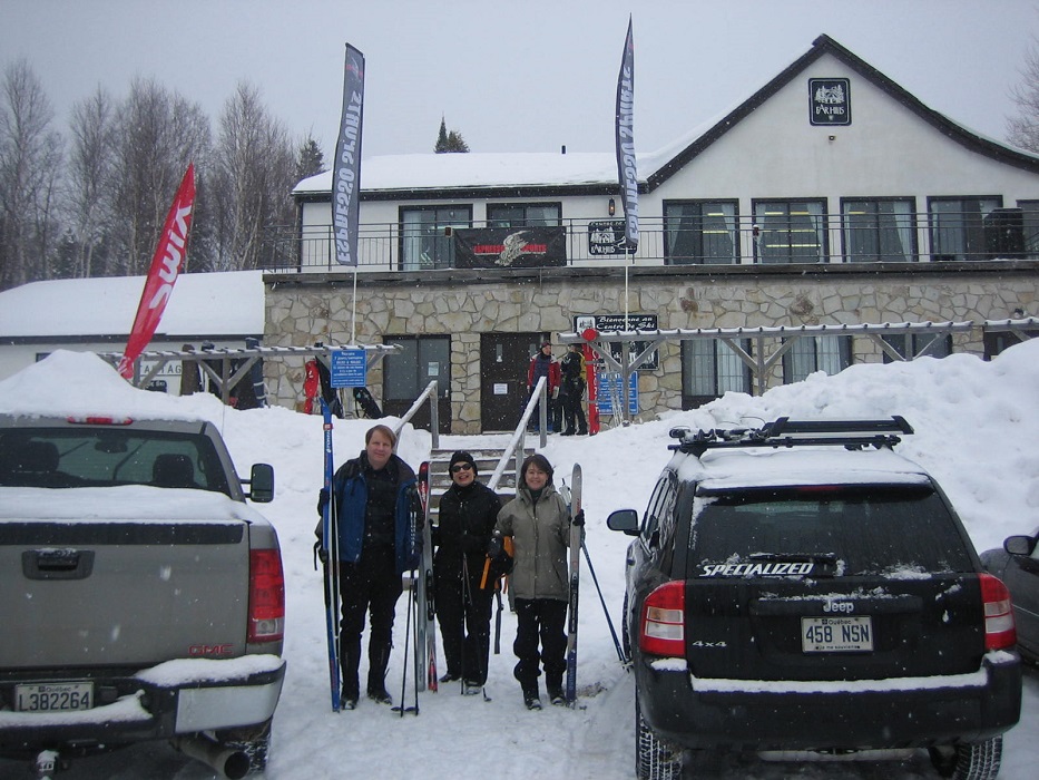 One of two dozen Nordic Ski Centers in the Laurentians north of Montreal