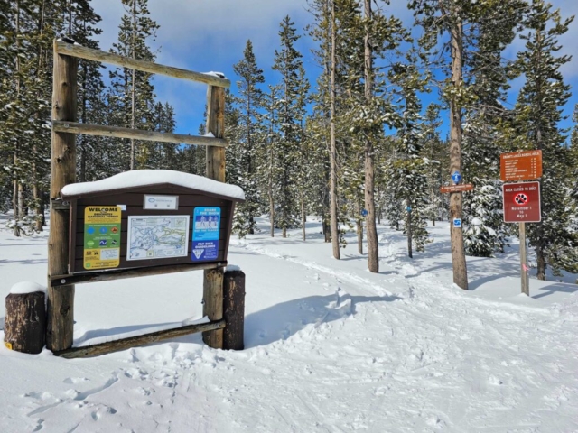 Trailhead at Swampy Sno-Park, Bend, OR