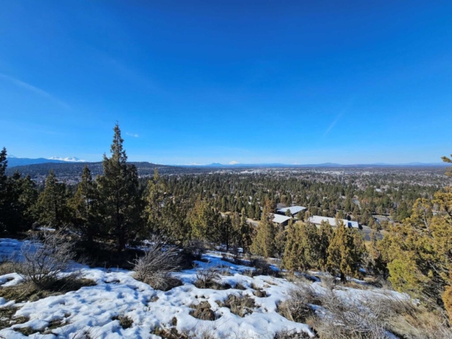 View of Bend from Pilot Butte overlook, Bend, OR