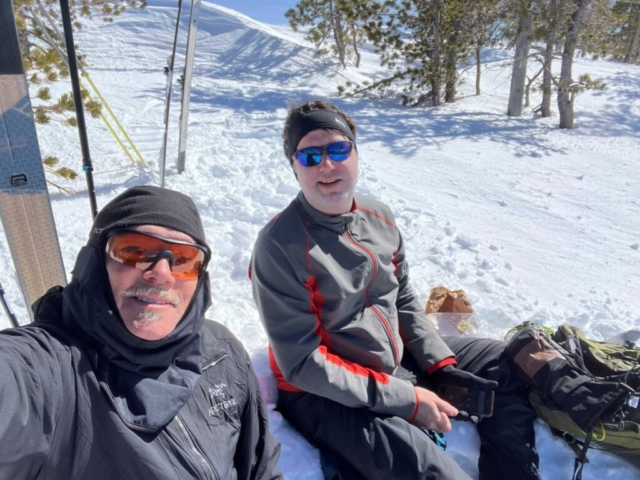 Ed and Brent at Swampy Sno-Park, Bend, OR