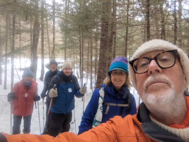 Althea, Doug, Brian, Marcie and Ralph on the Lapland Trails