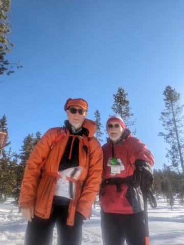 Ralph and Bela at Swampy Sno-Park, Bend, OR