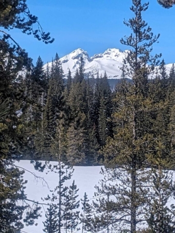 View from Snowshoe Trail at Swampy Sno-Park, Bend, OR