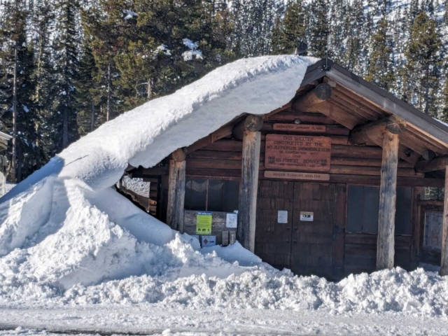 Shelter at Ray Benson Sno-Park, Santiam Pass, OR