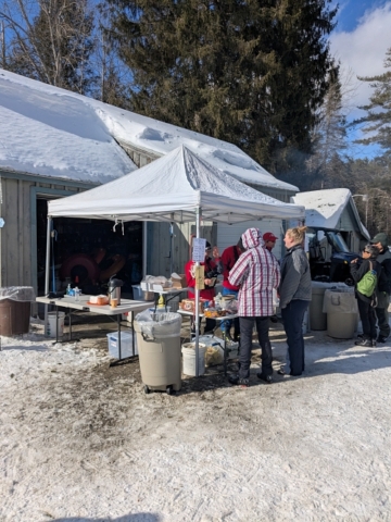 Ski Patrol BBQ at Lapland Lake Nordic Ski Area, NY