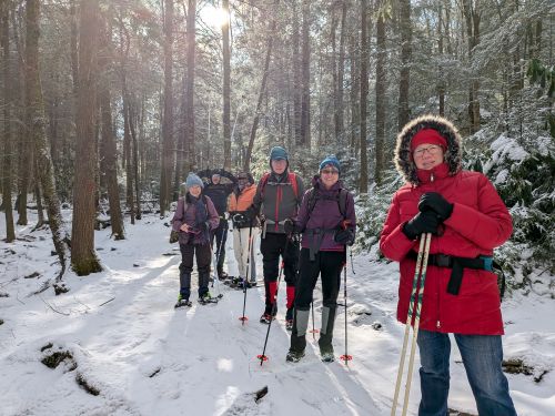 Snowshoeing on the trails at Blackwater Falls, 2026